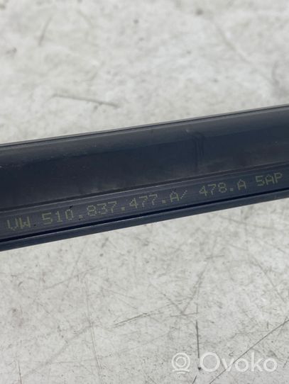 Volkswagen Golf Sportsvan Front door glass trim molding 510837477A