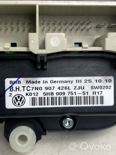 Volkswagen Golf VI Unité de contrôle climatique 7N0907426L
