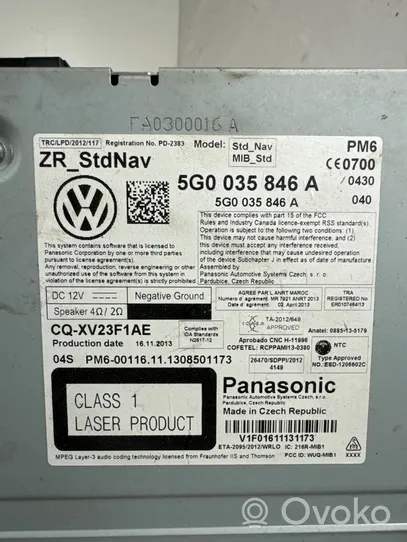 Volkswagen Golf VII Multimedijos kontroleris 5G0035846A