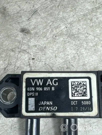 Volkswagen Golf VII Exhaust gas pressure sensor 03N906051B