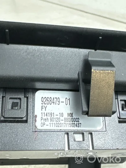 BMW 3 F30 F35 F31 Zestaw przełączników i przycisków 9268479