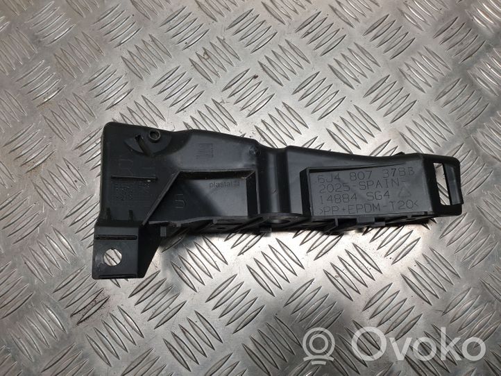 Seat Ibiza IV (6J,6P) Staffa di rinforzo montaggio del paraurti posteriore 6J4807378B