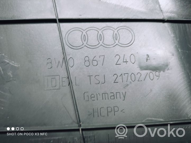 Audi A4 S4 B9 Osłona dolna słupka / B 8W0867240