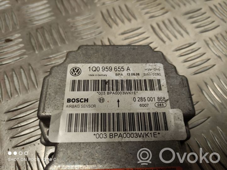 Volkswagen Eos Oro pagalvių valdymo blokas 1Q0959655A