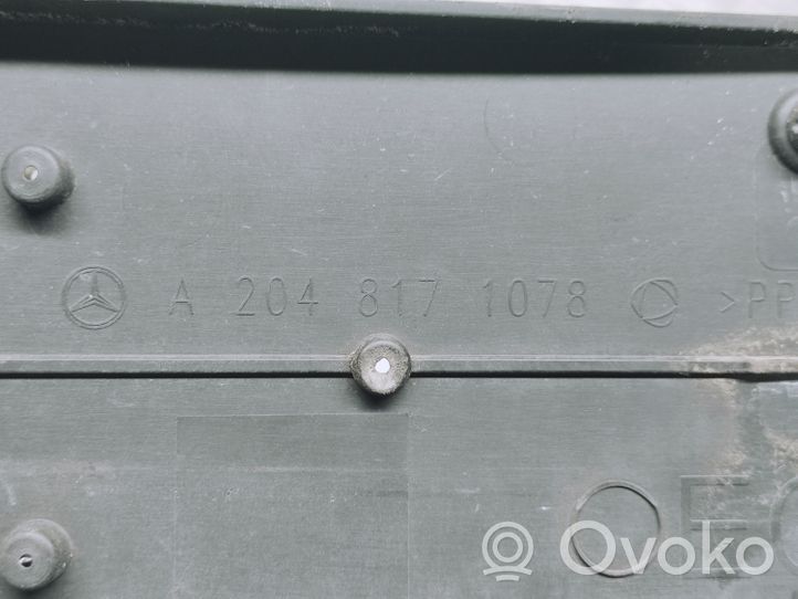 Mercedes-Benz GLK (X204) Ramka przedniej tablicy rejestracyjnej A2048171078