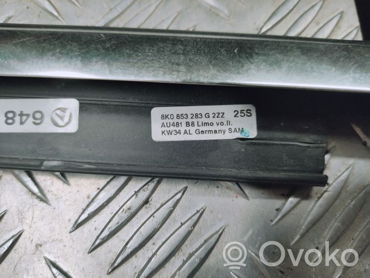 Audi A4 S4 B8 8K Moulures des vitres de la porte avant 8K0853283G