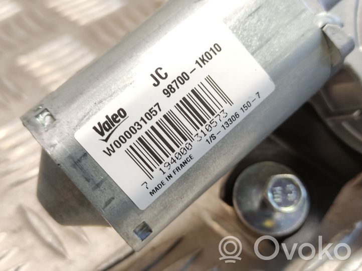 Hyundai ix20 Motor del limpiaparabrisas trasero 987001K010