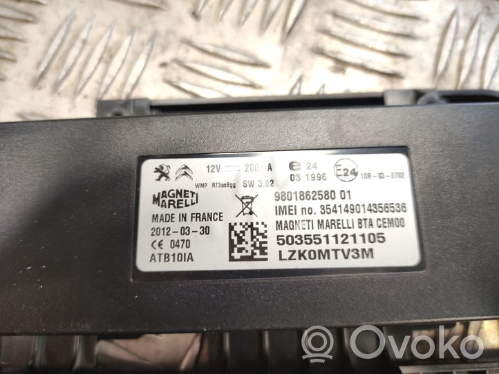 Citroen DS5 Unité / module navigation GPS 9801862580