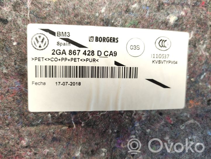 Volkswagen T-Roc Dolny panel schowka koła zapasowego 2GA867428D