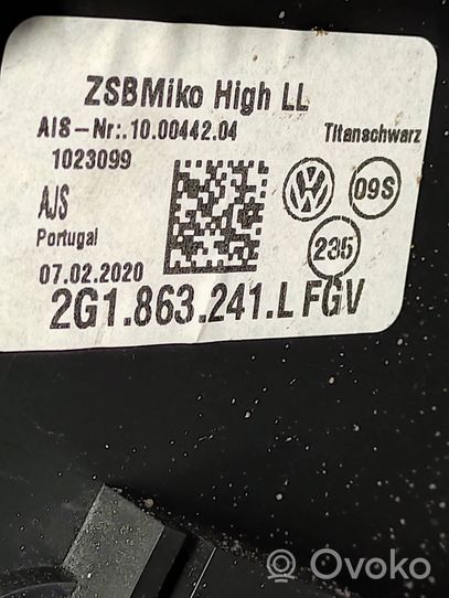 Volkswagen Polo VI AW Podłokietnik tunelu środkowego 2G1863241