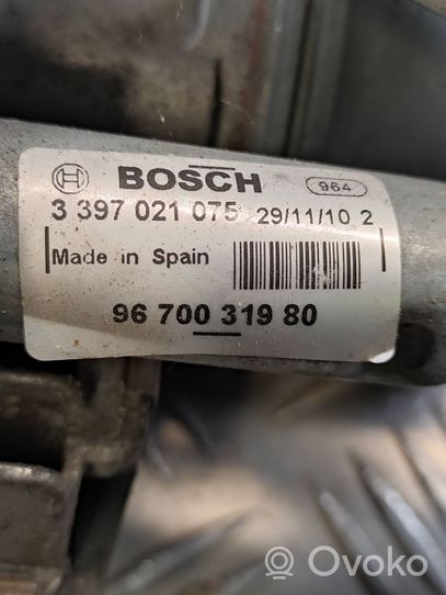 Peugeot 407 Silniczek wycieraczek szyby przedniej / czołowej 9670031980