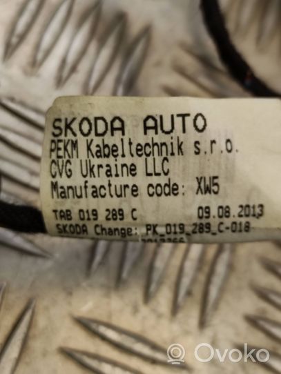 Skoda Octavia Mk3 (5E) Wiązka przewodów drzwi tylnych 5E0971694C