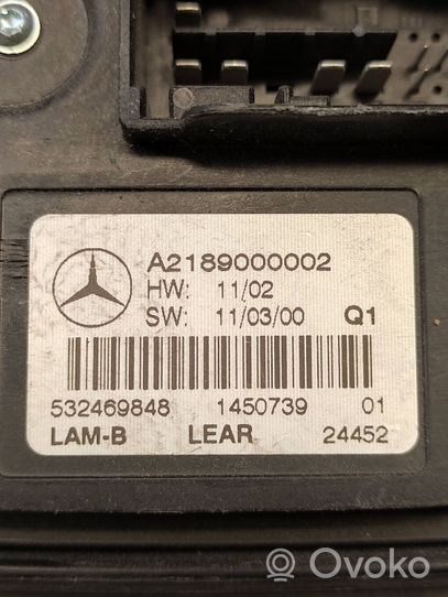 Mercedes-Benz B W246 W242 Module de ballast de phare Xenon A2189000002