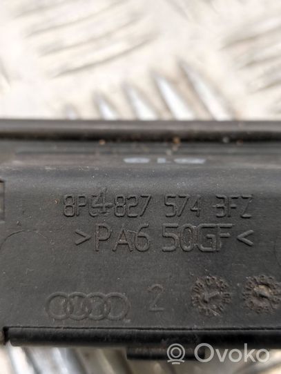 Audi A3 S3 A3 Sportback 8P Lampa oświetlenia tylnej tablicy rejestracyjnej 8P4827574