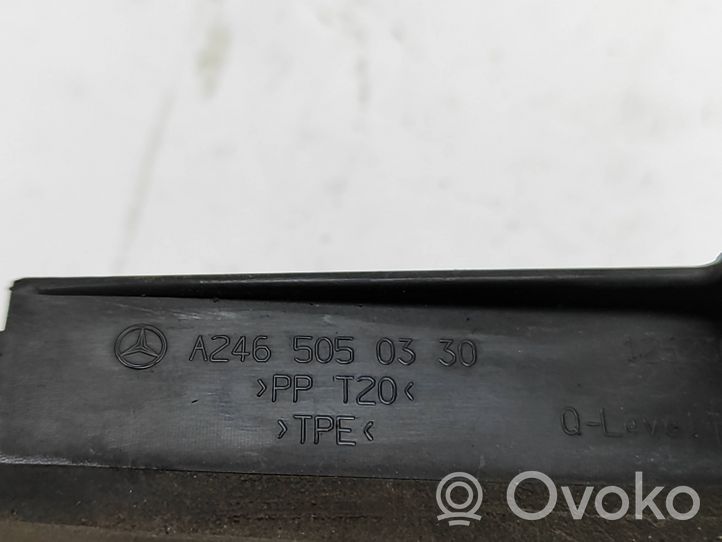 Mercedes-Benz B W246 W242 Välijäähdyttimen ilmanohjauksen ilmakanava A2465050330