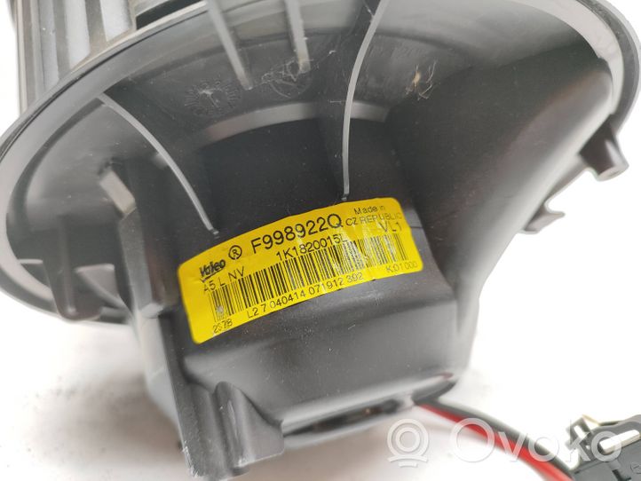 Volkswagen Touran II Heater fan/blower 1K1820015L