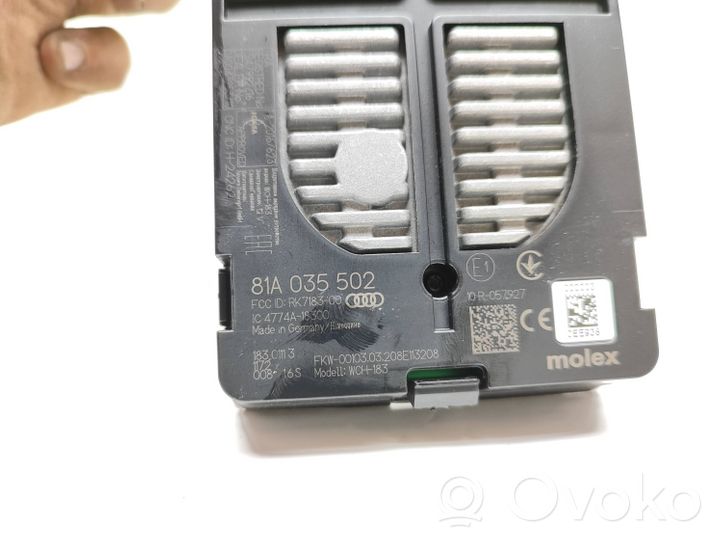 Audi Q2 - Modulo di ricarica wireless 81A035502