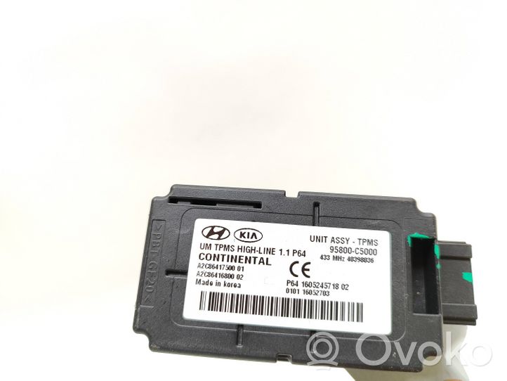 KIA Sorento Module de pression des pneus 95800C5000