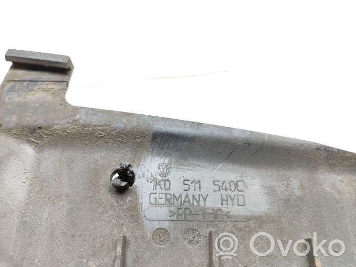 Audi A3 S3 A3 Sportback 8P Rear underbody cover/under tray 1K0511540C