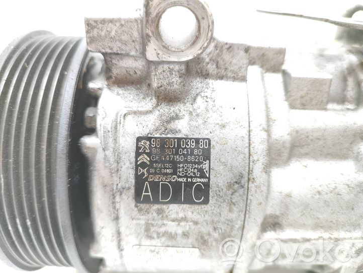 Peugeot 3008 II Kompresor / Sprężarka klimatyzacji A/C 9830103980