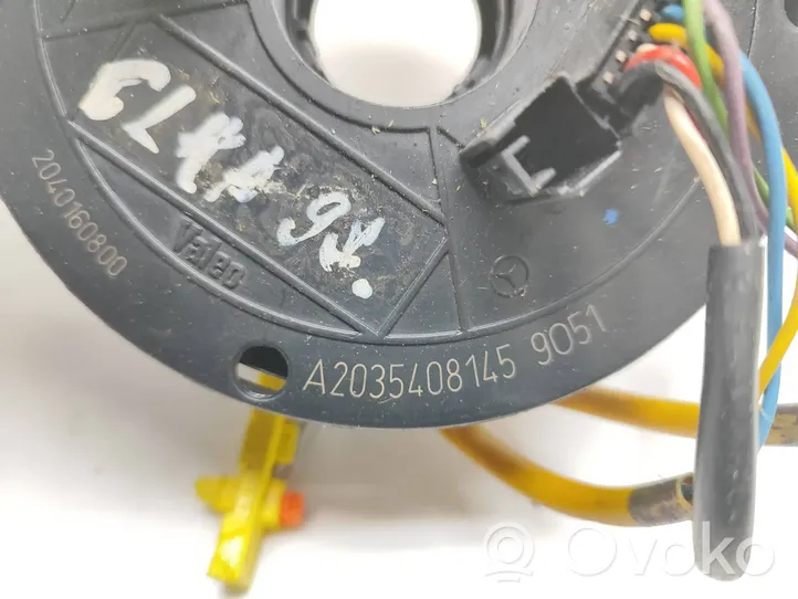 Mercedes-Benz CLK A209 C209 Innesco anello di contatto dell’airbag (anello SRS) A2035408145