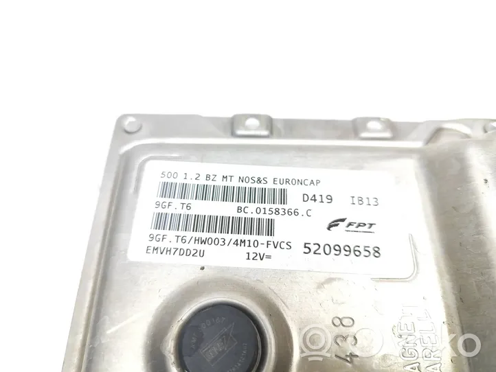 Fiat 500 Calculateur moteur ECU 52099658