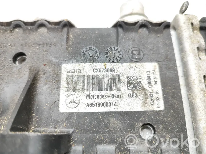 Mercedes-Benz GLC X253 C253 Радиатор интеркулера A6510900314