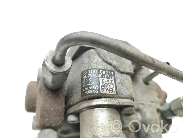 Toyota Corolla Verso E121 Pompe d'injection de carburant à haute pression 221000R011