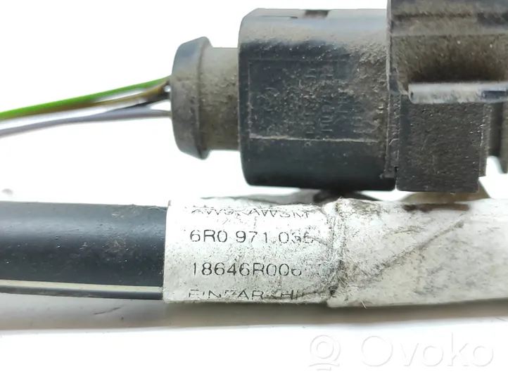 Volkswagen Polo V 6R Cableado del sensor de aparcamiento (PDC) 6R0971036