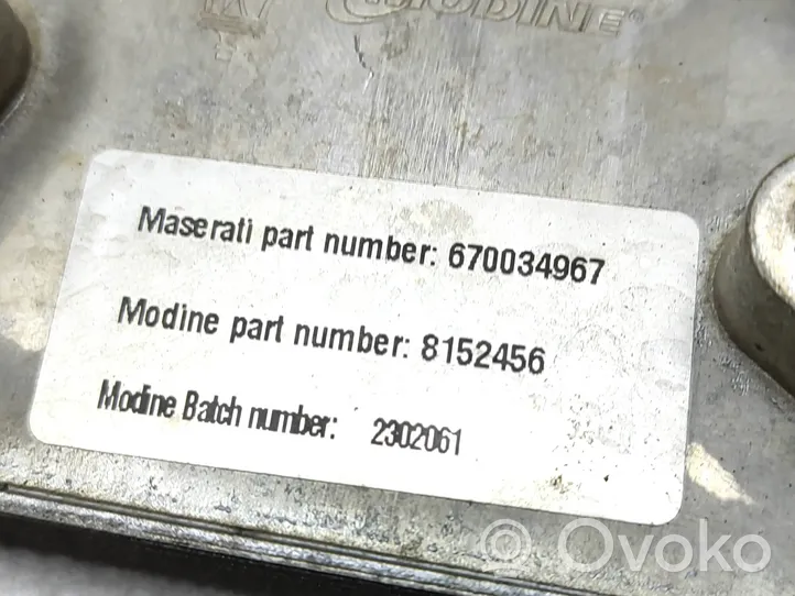 Maserati Levante Getriebeölkühler 670034967