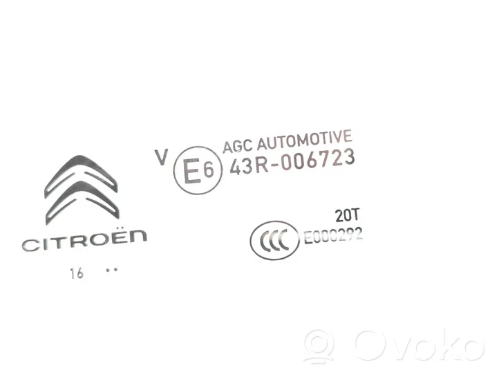 Citroen C3 Vetro del finestrino della portiera posteriore 43R006723