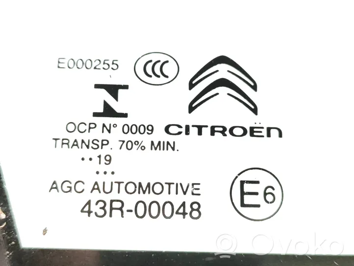 Citroen C3 Fenêtre latérale avant / vitre triangulaire (4 portes) 43R00048