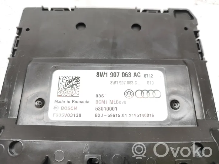 Audi A4 S4 B9 8W Mukavuusmoduuli 8W1907063C