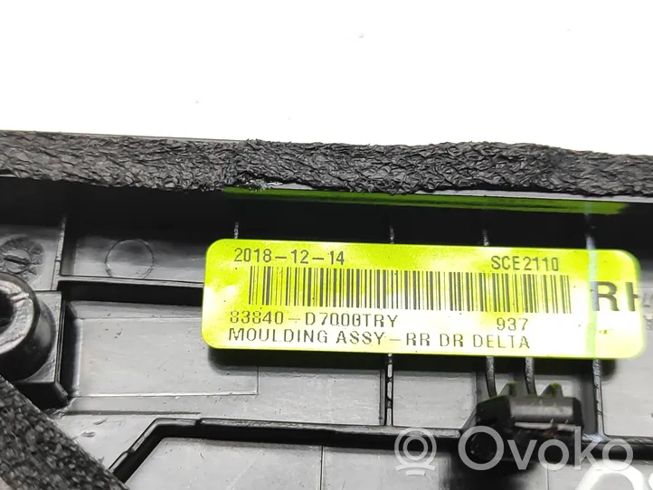 Hyundai Tucson TL Altro elemento di rivestimento della portiera posteriore 83840D7000