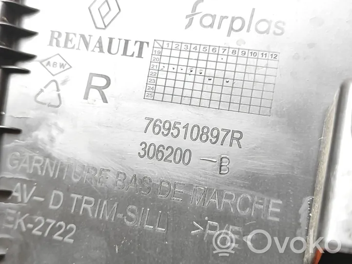 Renault Clio V Отделка переднего порога (внутренняя) 769510897R