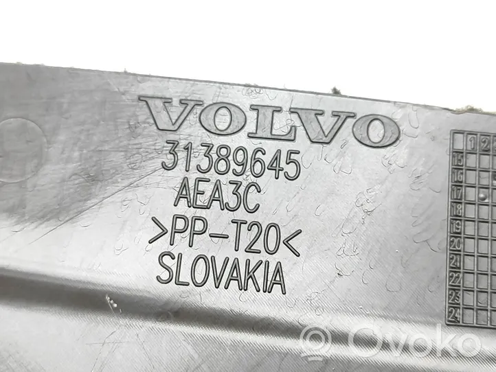 Volvo S90, V90 Rivestimento laterale della consolle centrale posteriore 31389645
