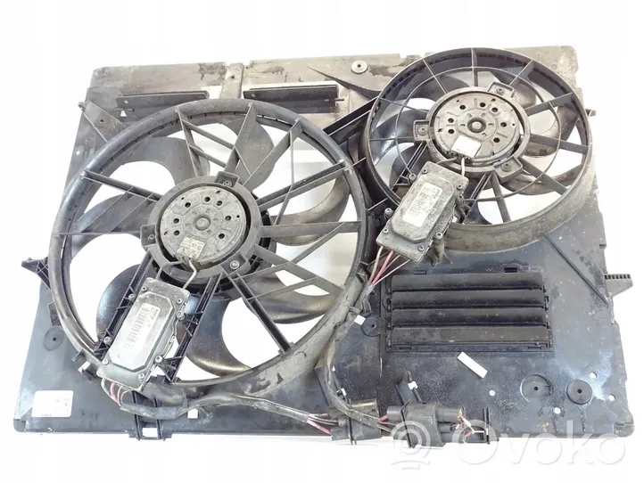 Volkswagen Touareg I Ventilatore di raffreddamento elettrico del radiatore 7L0121203F