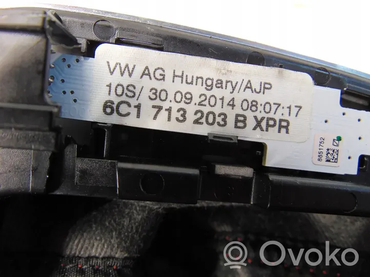 Volkswagen Polo V 6R Verkleidung Schaltknauf Schalthebel Wählhebel 6C1713203B