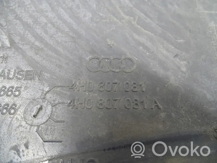 Audi A8 S8 D4 4H Konepellin lukituksen muotolista 4H0807081