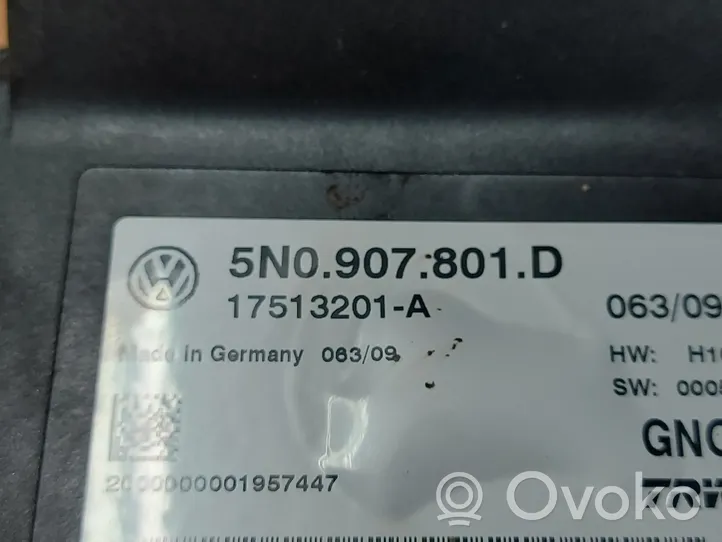 Volkswagen Tiguan Käsijarrun ohjainlaite 5N0907801D