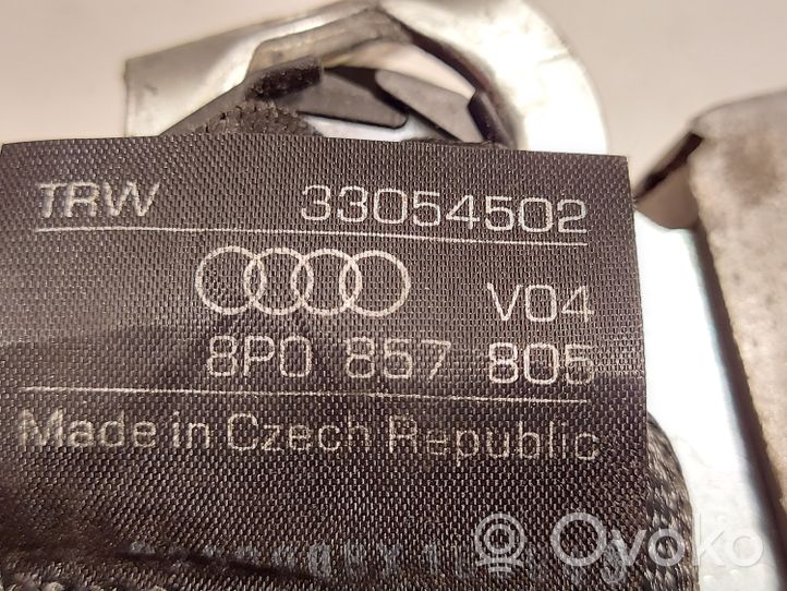 Audi A3 S3 A3 Sportback 8P Pas bezpieczeństwa fotela tylnego 8P0857805