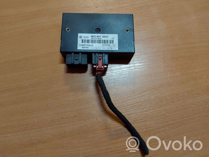 Audi Q7 4L Tow bar trailer control unit/module 4E0907383C