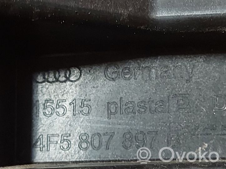 Audi A6 S6 C6 4F Puskurin kannattimen kulmakannake 4F5807897B