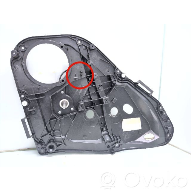 Ford Fiesta Ręczny podnośnik szyby drzwi tylnych 
