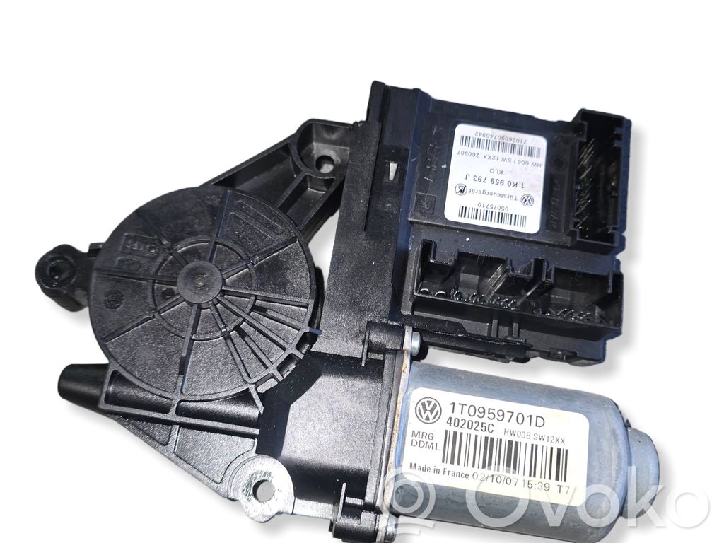 Volkswagen Caddy Silnik regulatora szyby drzwi przednich 