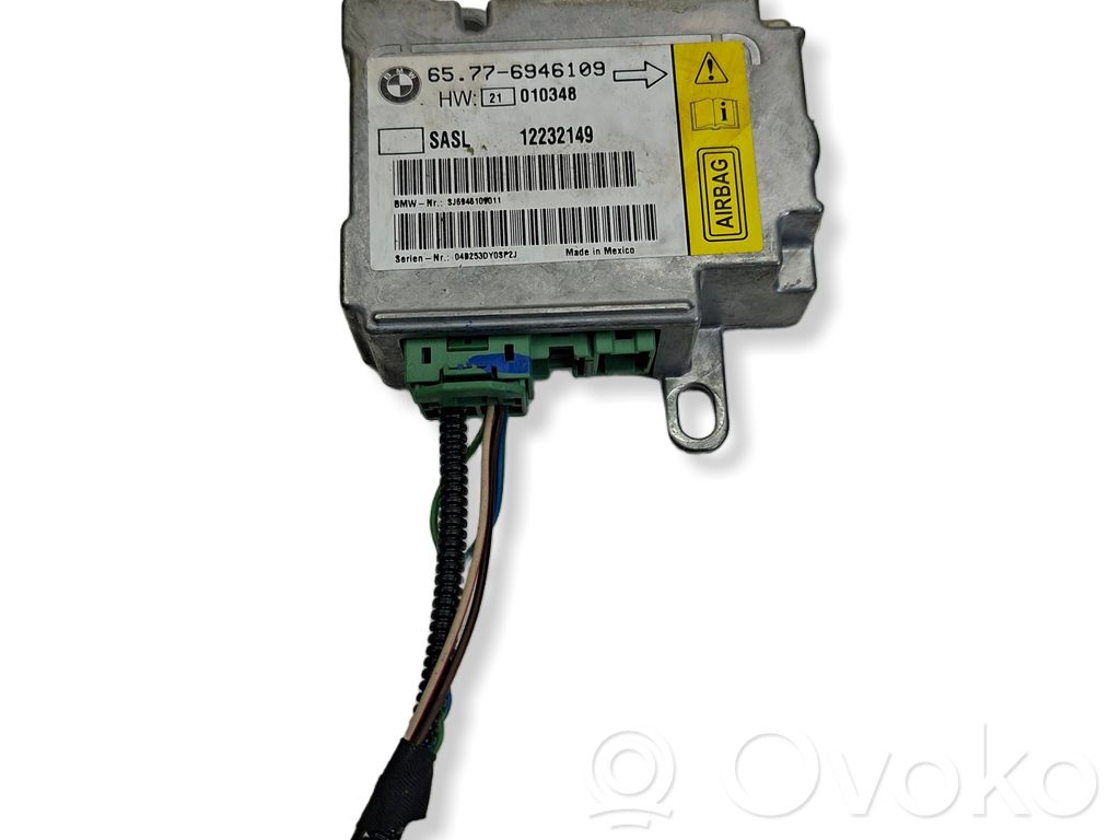 BMW 7 E65 E66 Gaisa spilvenu vadības bloks 