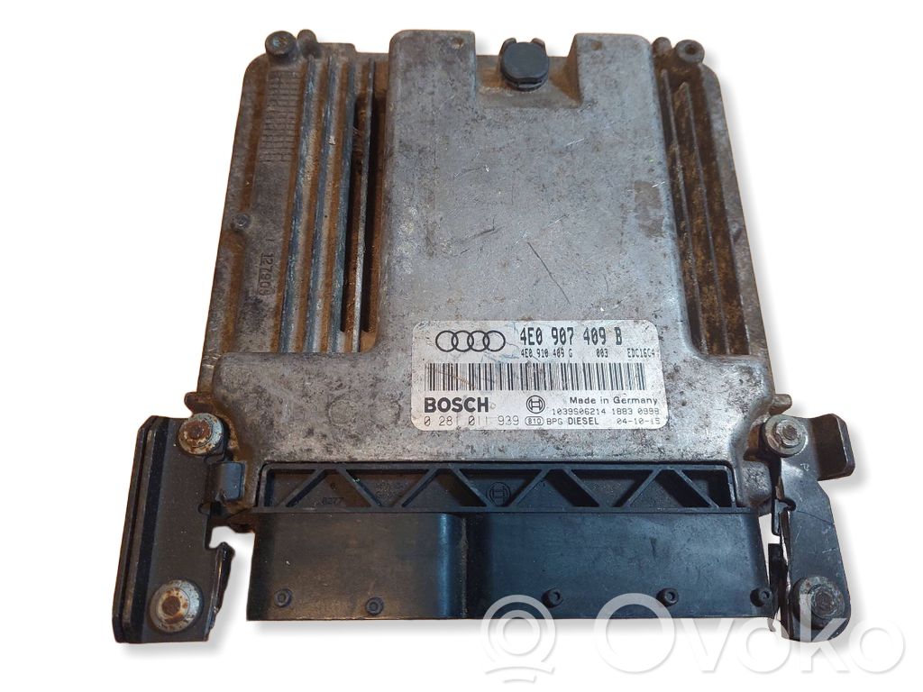 Audi A8 S8 D3 4E Engine control unit/module ECU 
