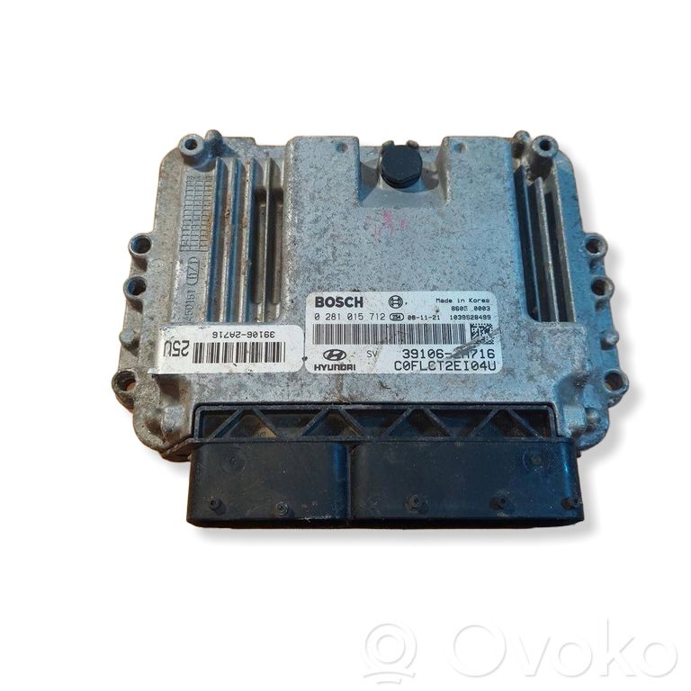 Engine control unit/module ECU   0281015712,391062A716,1039S28499,C0FLCT2EI04U