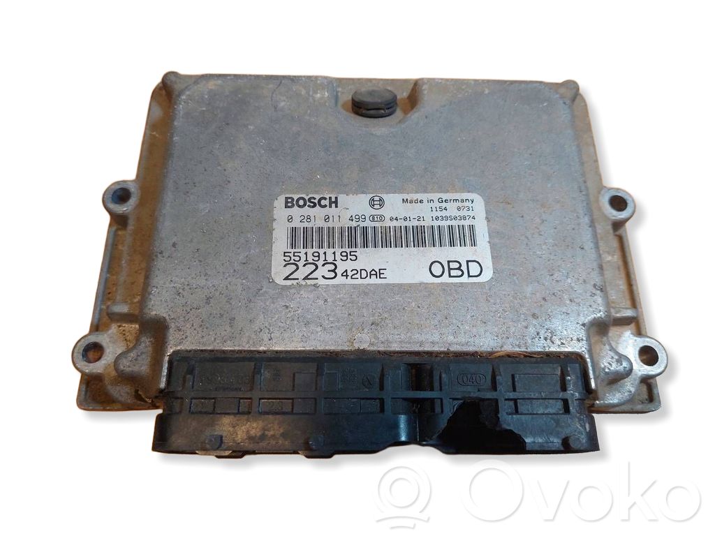 Fiat Doblo Engine control unit/module ECU 