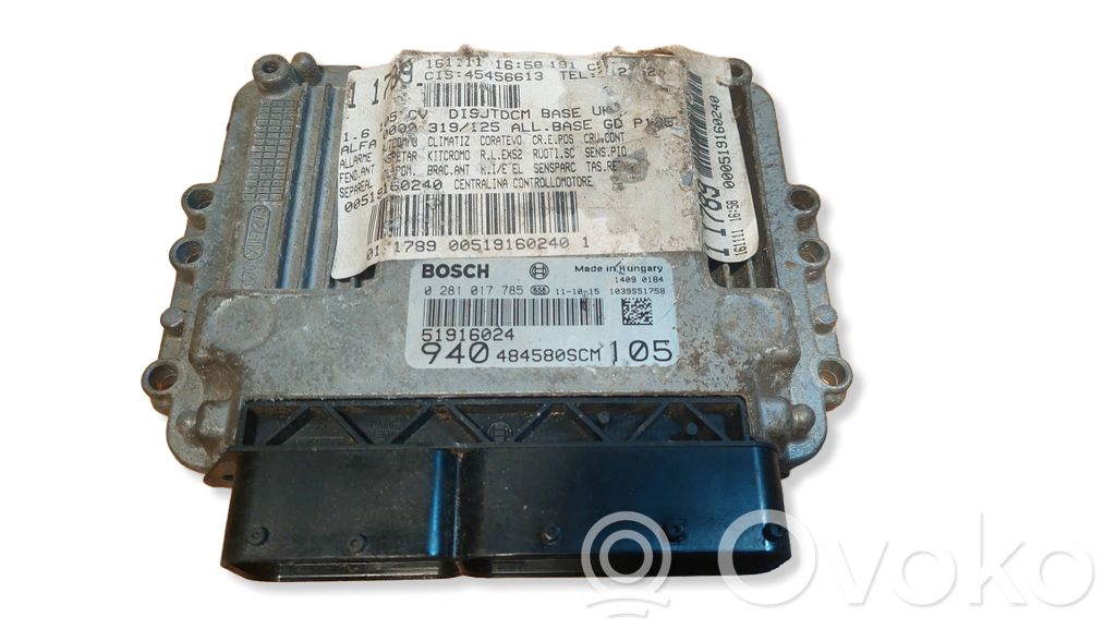 Alfa Romeo Giulietta Engine control unit/module ECU 